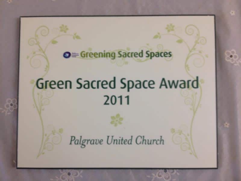Green Sacred Space Award 2011